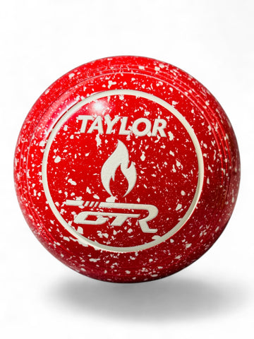 Taylor GTR Red White Fire Size 4 Plain 35 Stamp