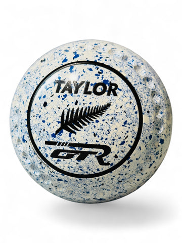 Taylor GTR White Blue Fern Size 4 Half Pipe 35 Stamp