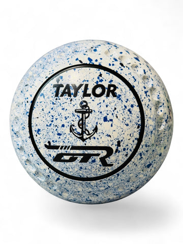 Taylor GTR White Blue Anchor Size 4 Half Pipe 35 Stamp