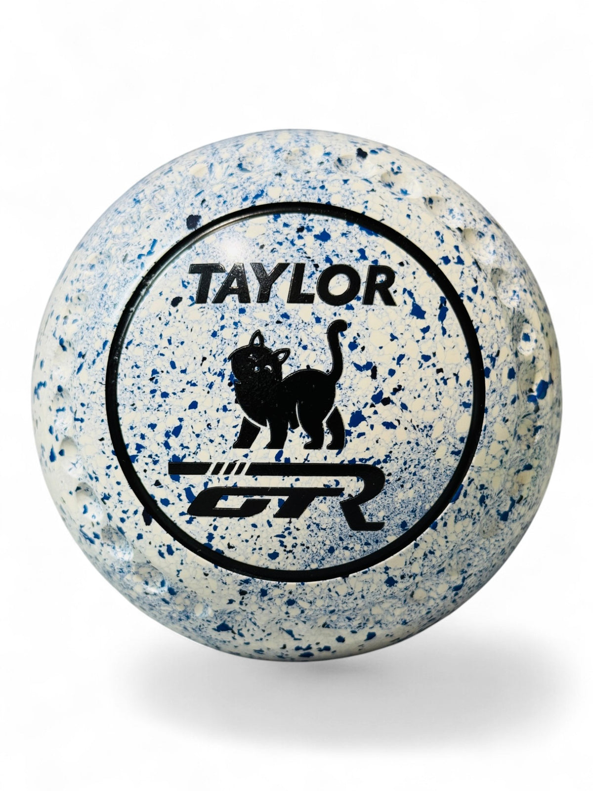 Taylor GTR White Blue Cat Size 4 Half Pipe 35 Stamp