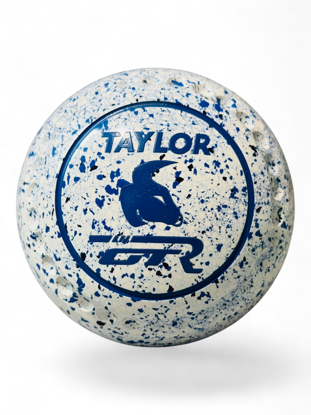 Taylor GTR White Blue Bull Size 4 Half Pipe 35 Stamp