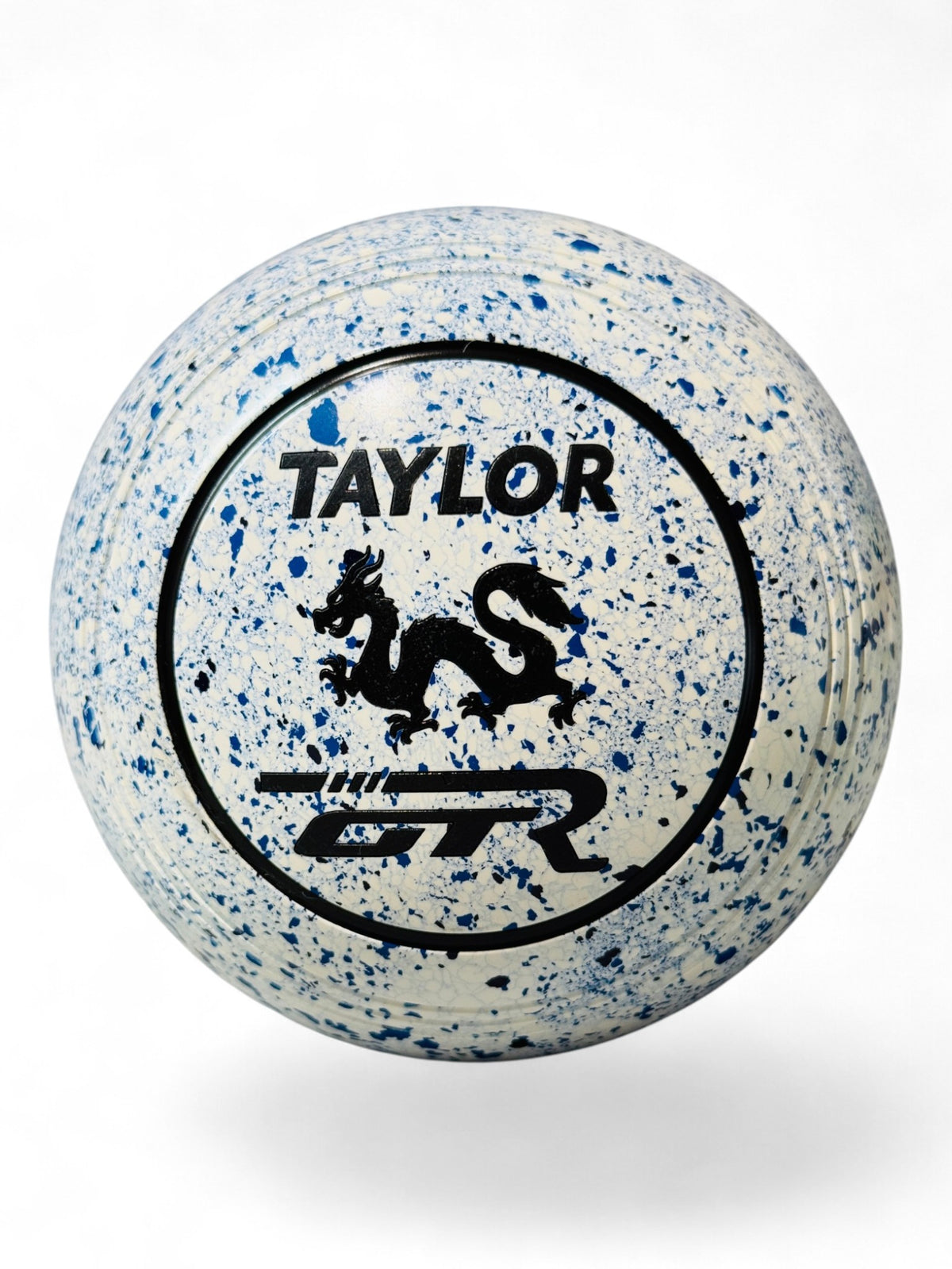 Taylor GTR White Blue Dragon Size 4 Plain 35 Stamp