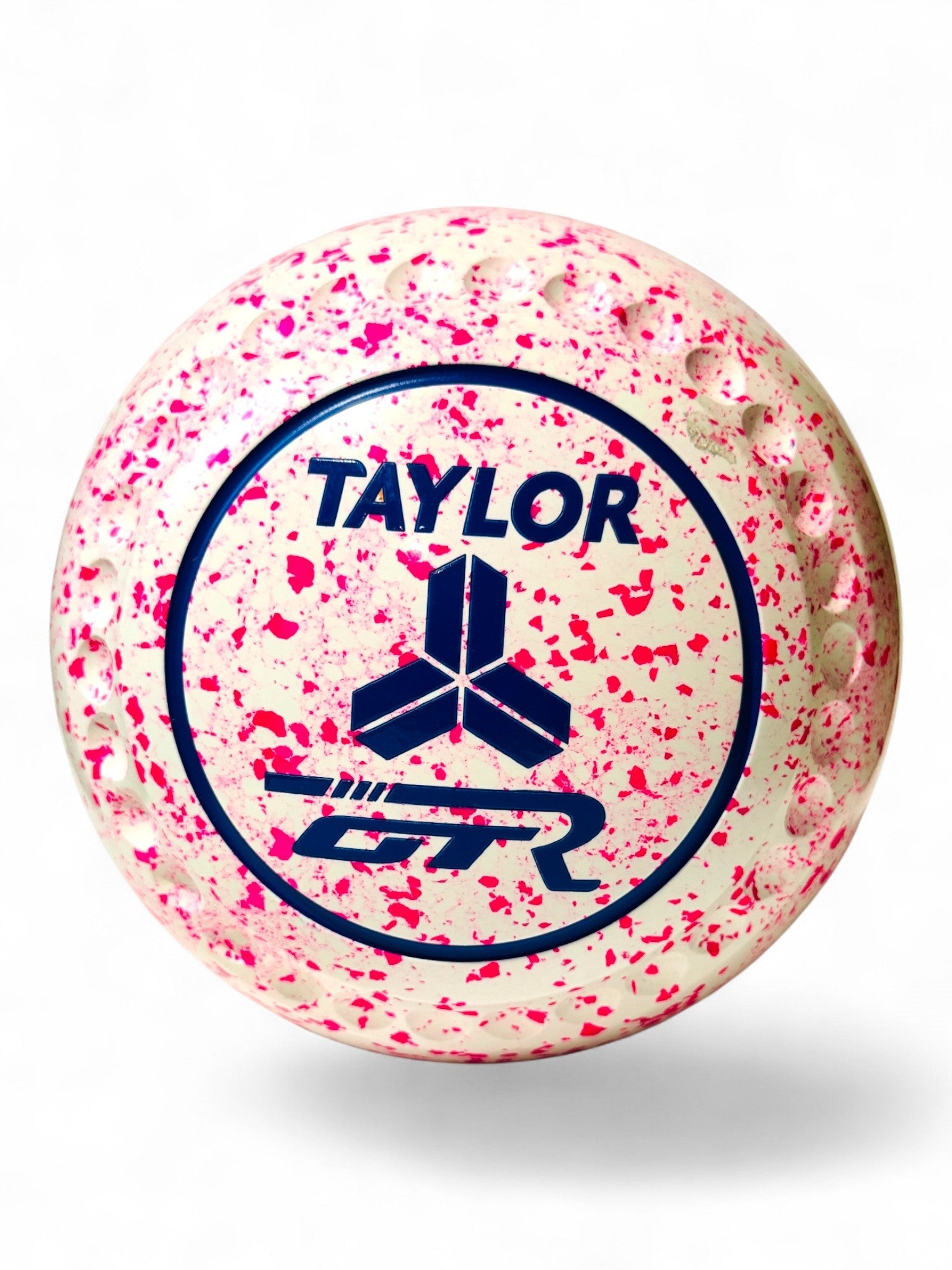 Taylor GTR White/Pink Geometric shape Size 4 Half Pipe 35 Stamp