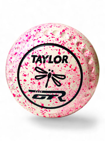 Taylor GTR White/Pink Dragonfly Size 4 Half Pipe 35 Stamp