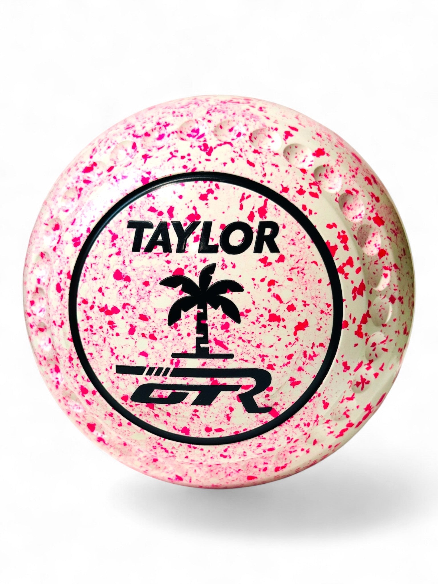 Taylor GTR White/Pink Palm Size 4 Half Pipe 35 Stamp