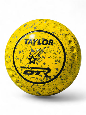 Taylor GTR Yellow/Grey Shooting Star Size 4 Half Pipe 35 Stamp