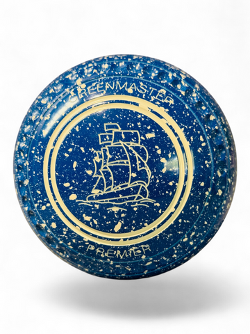 Greenmaster Premier Blue/White Pirate Ship Size 4 Grip 35 Stamp