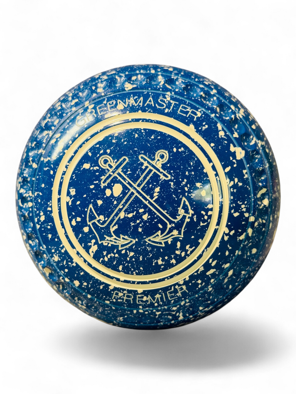 Greenmaster Premier Blue/White Anchors Size 4 Grip 35 Stamp