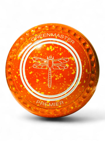Greenmaster Premier Orange/Yellow (Amber) Dragonfly Size 4 Premier 35 Stamp