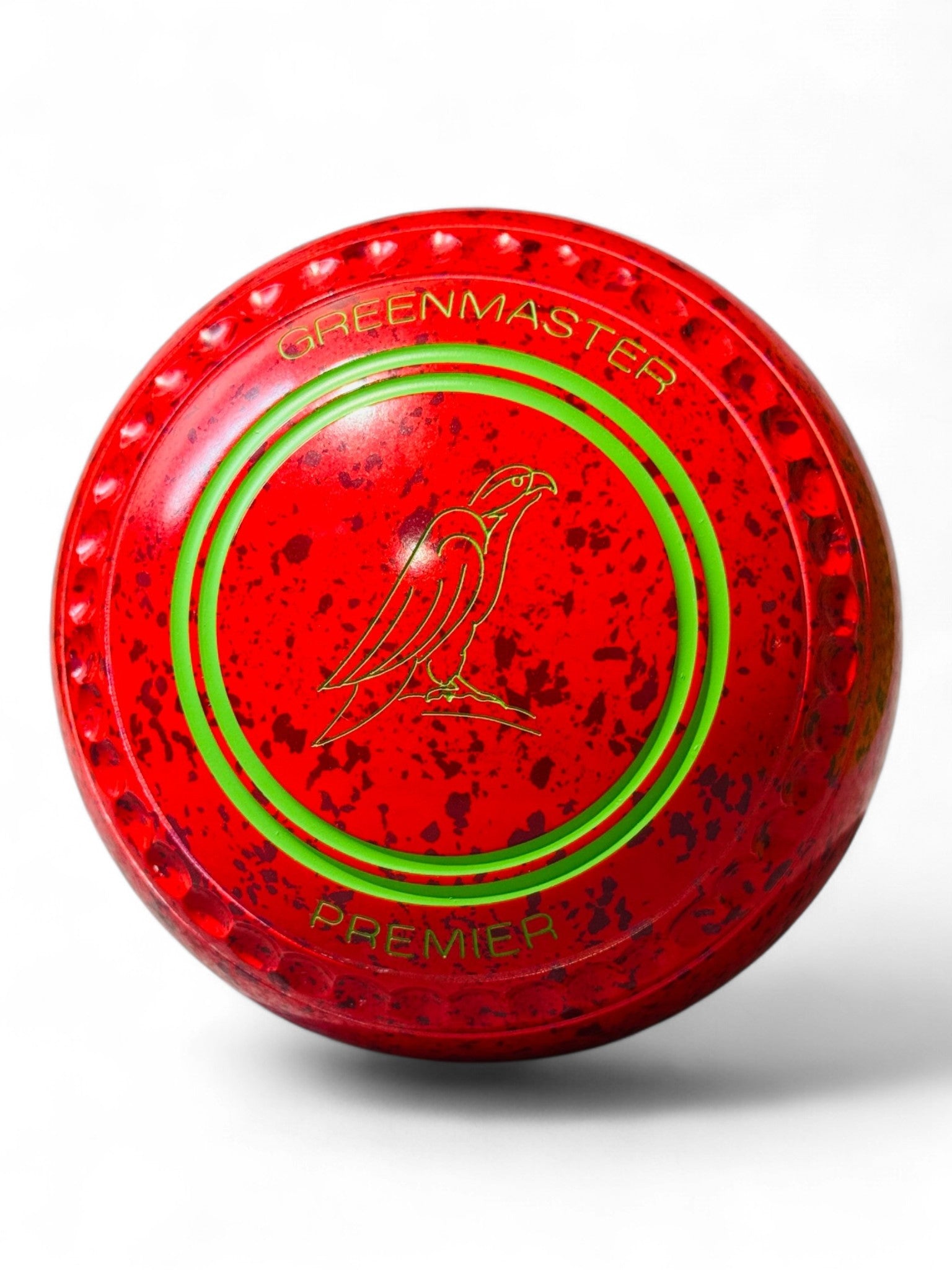 Greenmaster Premier Cherry Red Hawk Size 4 Grip 35 Stamp