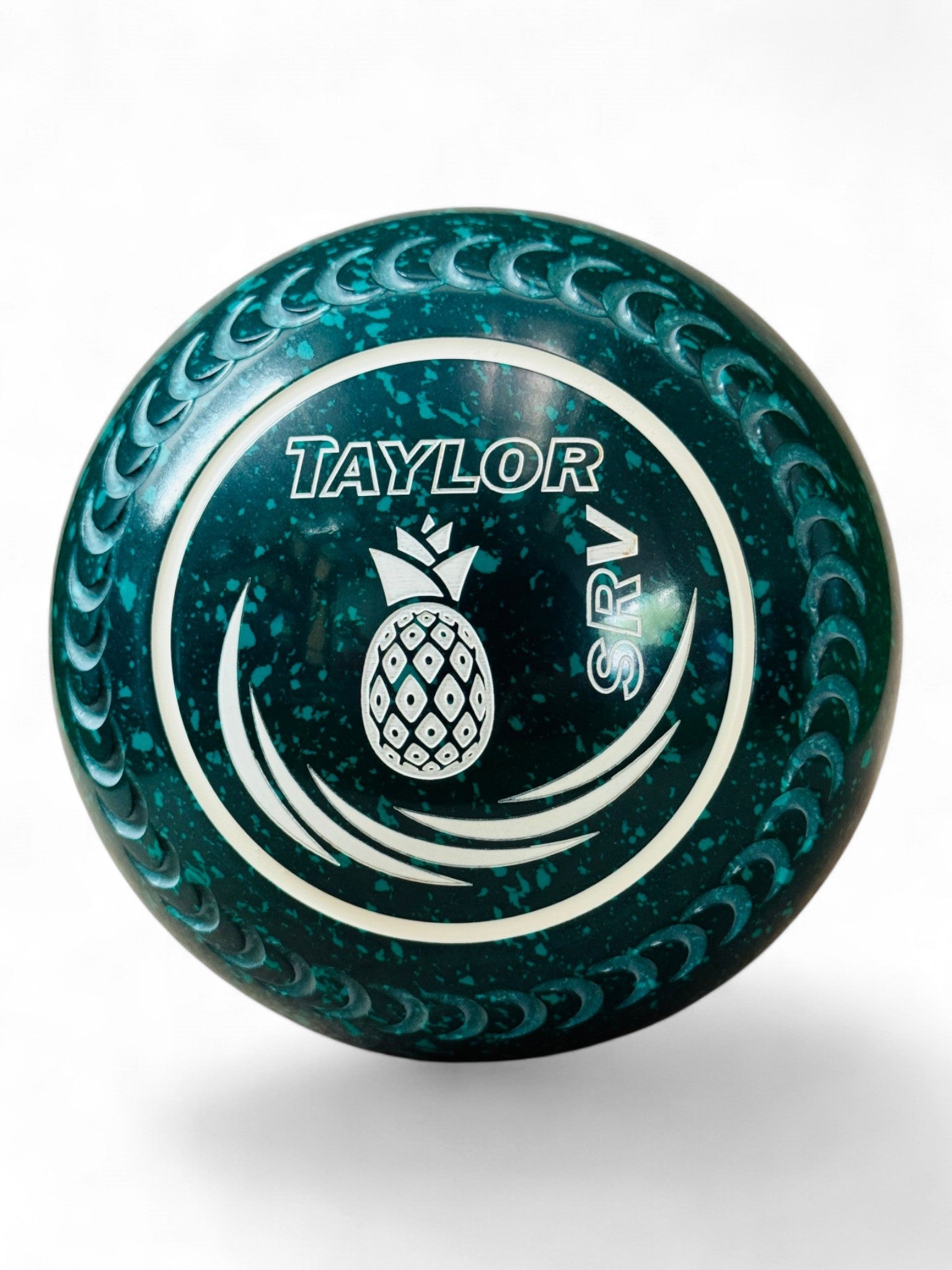 Taylor SRV Dark Green/Green Pineapple Size 4 Crescent 35 Stamp