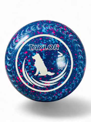 Taylor SRV Electric Blue Dog Size 4 Crescent 35 Stamp
