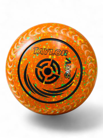 Taylor SRV Orange/Yellow/Lime Geometric Size 4 Crescent 35 Stamp