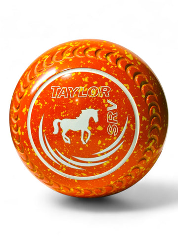 Taylor SRV Orange/Yellow (Amber) Horse Size 4 Crescent 35 Stamp