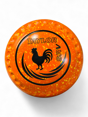 Taylor SRV Orange Yellow Rooster Size 4 Half Pipe 35 Stamp
