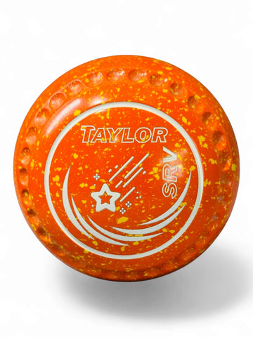 Taylor SRV Orange Yellow Shooting Star Size 4 Half Pipe 35 Stamp