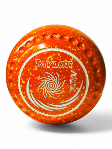 Taylor SRV Orange/Yellow (Amber) Wave Size 4 Half Pipe 35 Stamp
