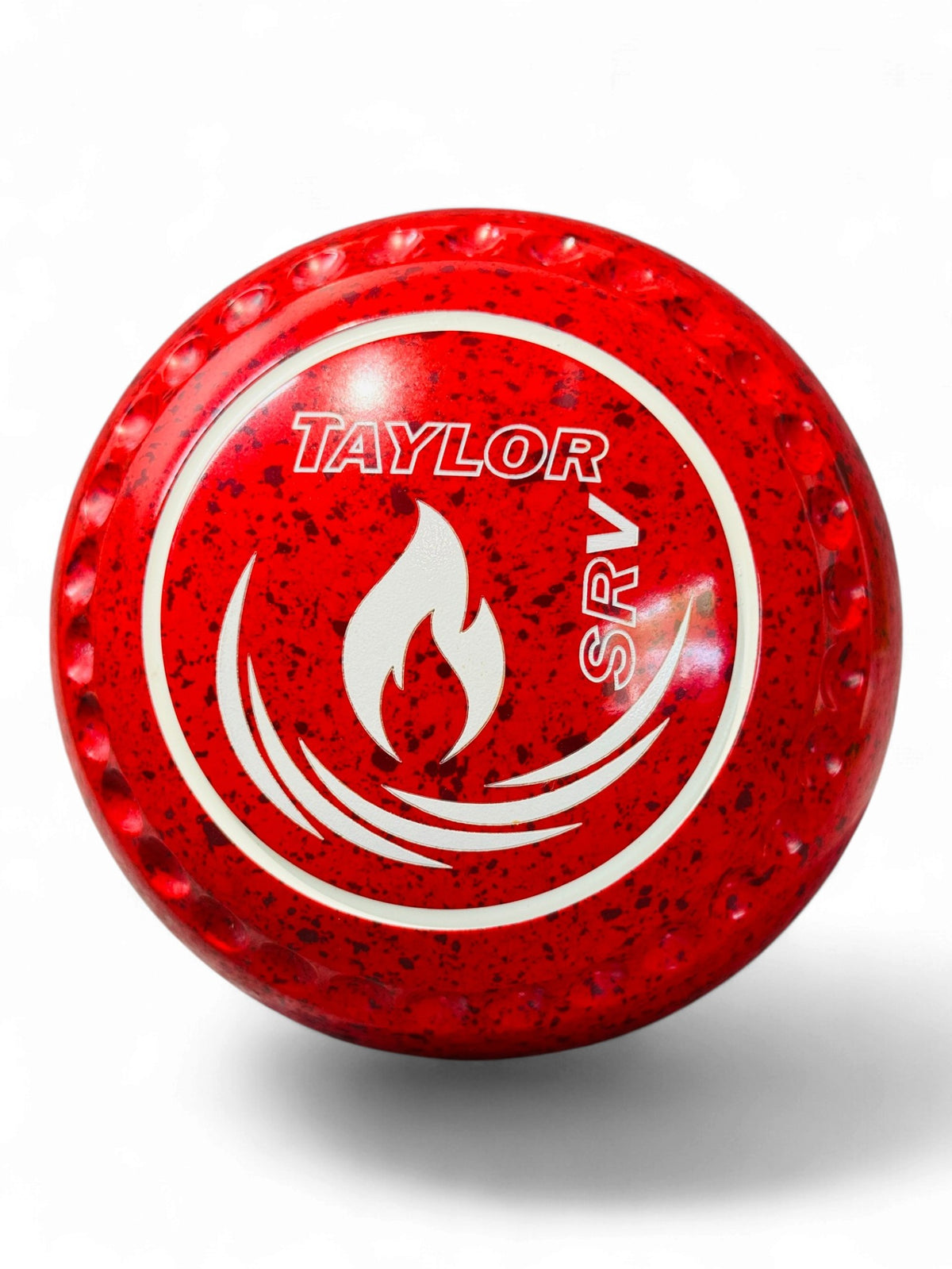 Taylor SRV Cherry Red Flame Size 4 Half Pipe 35 Stamp