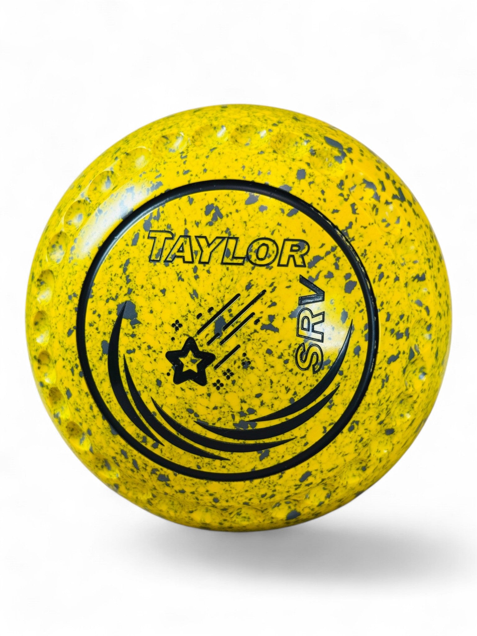 Taylor SRV Yellow/Grey Shooting Star Size 4 Half Pipe 35 Stamp
