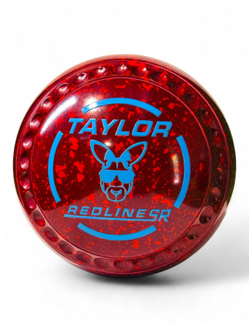 Taylor Redline SR Maroon/Red Dog Size 4 Half Pipe 35 Stamp