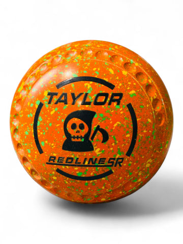 Taylor Redline SR Orange/Yellow/Lime Reaper Size 4 Half Pipe 35 Stamp