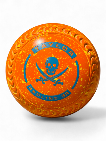 Taylor Redline SR Orange Yellow Skull & Swords Size 4 Crescent 35 Stamp