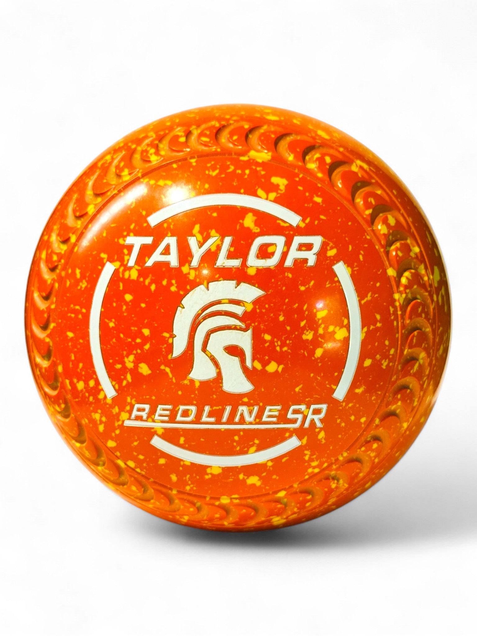Taylor Redline SR Orange/Yellow (Amber) Helmet Size 4 Crescent 35 Stamp