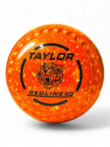 Taylor Redline SR Orange/Yellow (Amber) Tiger Size 4 Half Pipe 35 Stamp