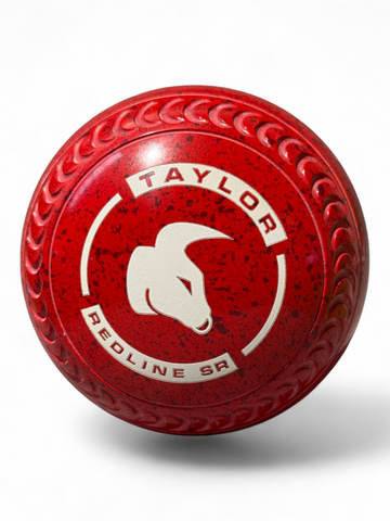 Taylor Redline SR Cherry Red Bull Size 4 Crescent 35 Stamp