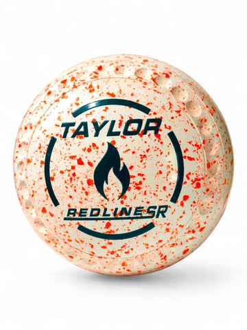Taylor Redline SR White/Orange Fire Size 4 Half Pipe 35 Stamp