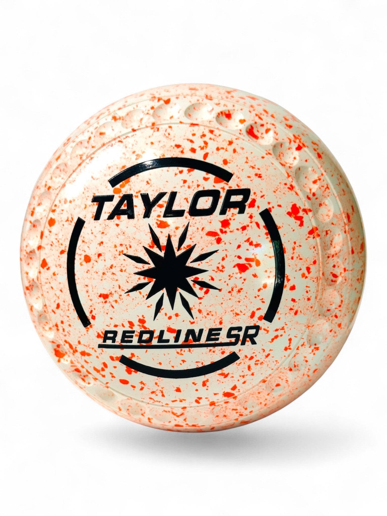 Taylor Redline SR White/Orange Star Size 4 Half Pipe 35 Stamp
