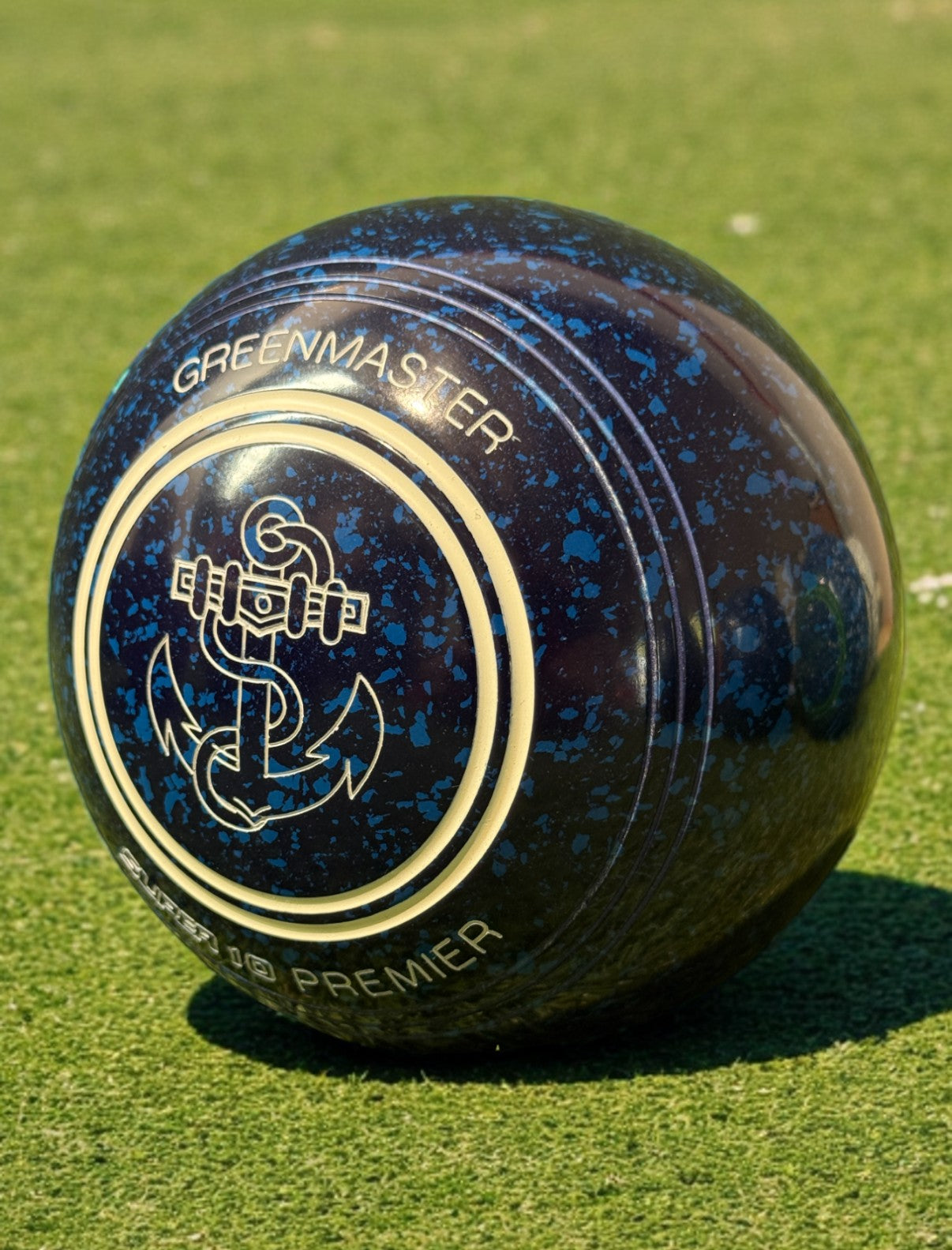 Greenmaster Super 10 Dark Blue/Blue Anchor Size 4 Plain 34 Stamp