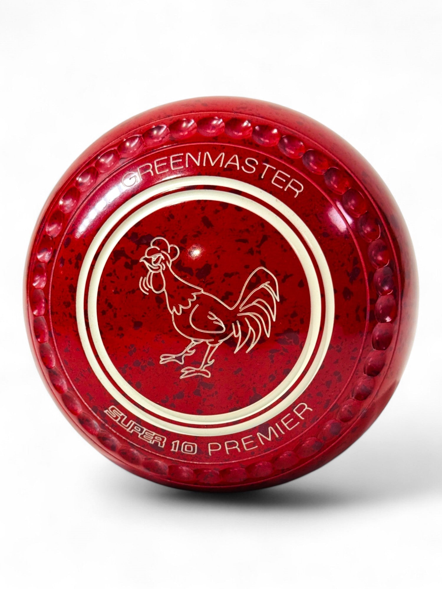 Greenmaster Super 10 Premier Cherry Red Chicken Size 4 Premier 34 Stamp