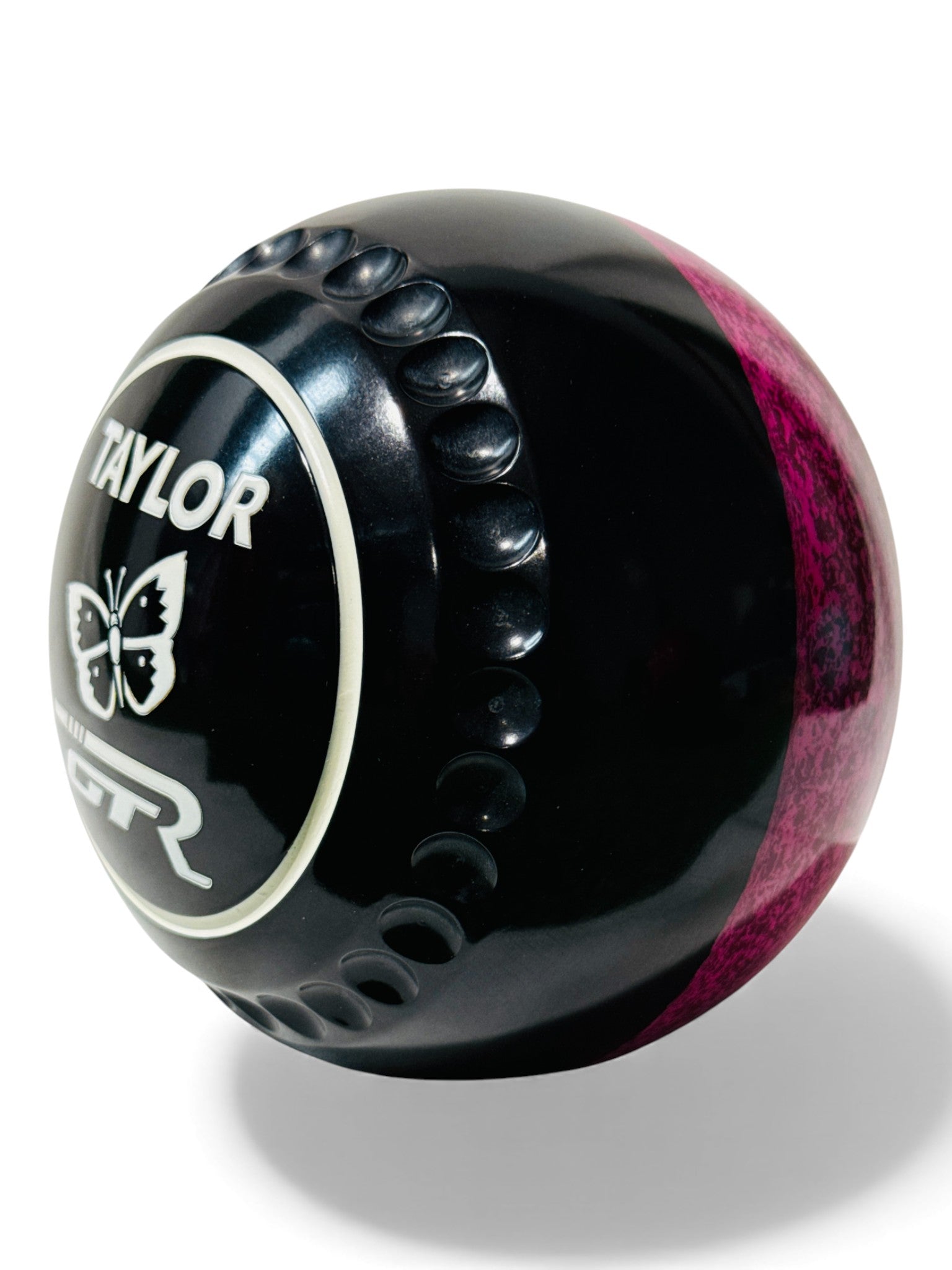 Taylor GTR Black/Pink Butterfly Size 5 Half Pipe 34 Stamp