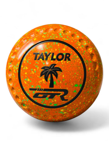 Taylor GTR Orange/Yellow/Lime Palm Tree Size 5 Half Pipe 35 Stamp