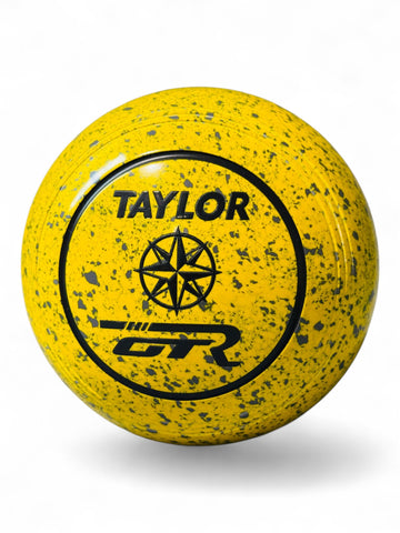 Taylor GTR Yellow/Grey Geometric Size 5 Plain 35 Stamp