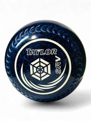 Taylor SRV Dark Blue/Blue Geometric cube Size 5 Crescent 35 Stamp