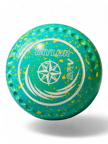 Taylor SRV Mint/Yellow Geometric Size 5 Half Pipe 35 Stamp