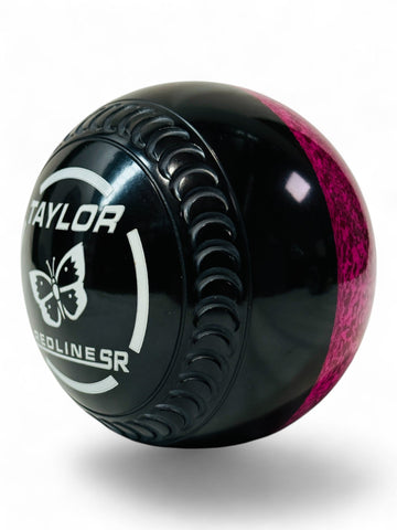 Taylor Redline SR Black/Pink Butterfly Size 5 Crescent 34 Stamp