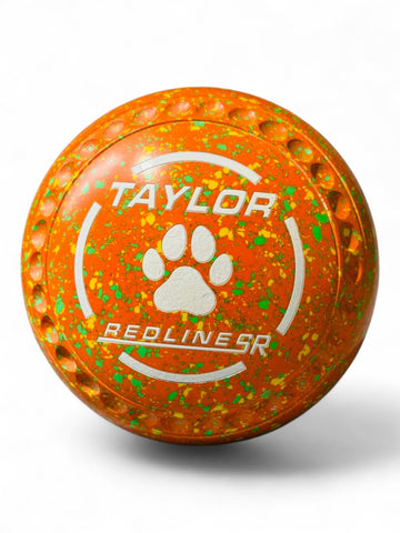 Taylor Redline SR Orange/Yellow/Lime Paw Size 5 Half Pipe 35 Stamp