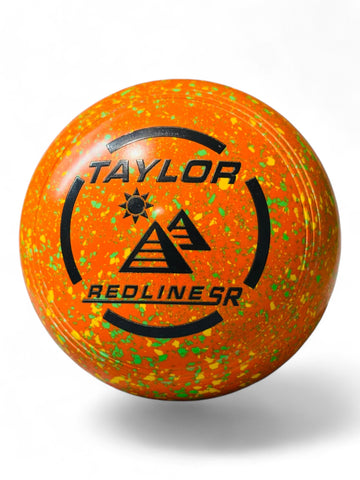 Taylor Redline SR Orange/Yellow/Lime Mountains Size 5 Plain 35 Stamp